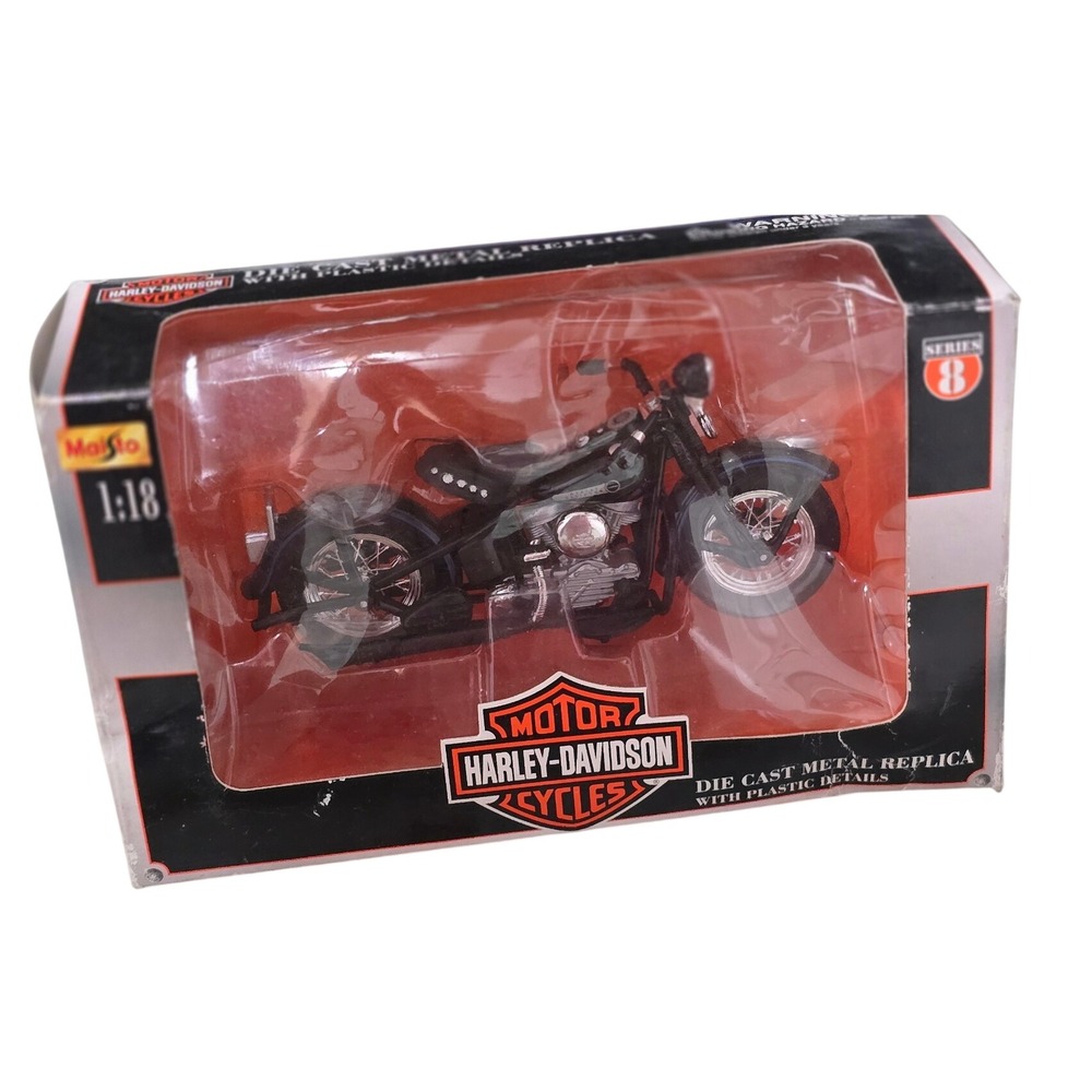 Maisto Harley-Davidson Series 8 1948 FL Panhead 1:18 Die Cast Replica Black